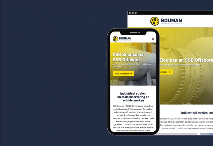 New corporate identity and website for SSB Bouman